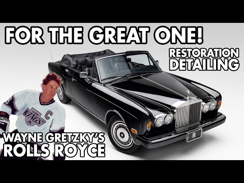 Restoring Wayne Gretzky's Rolls-Royce Corniche IV - A Gift from the LA Kings for Goal 802