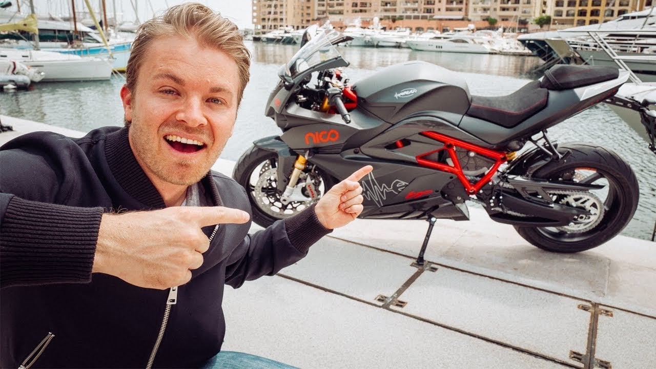 Racing My Electric Energica Missile On F1 Monaco GP Track | Nico Rosberg | eVLOG