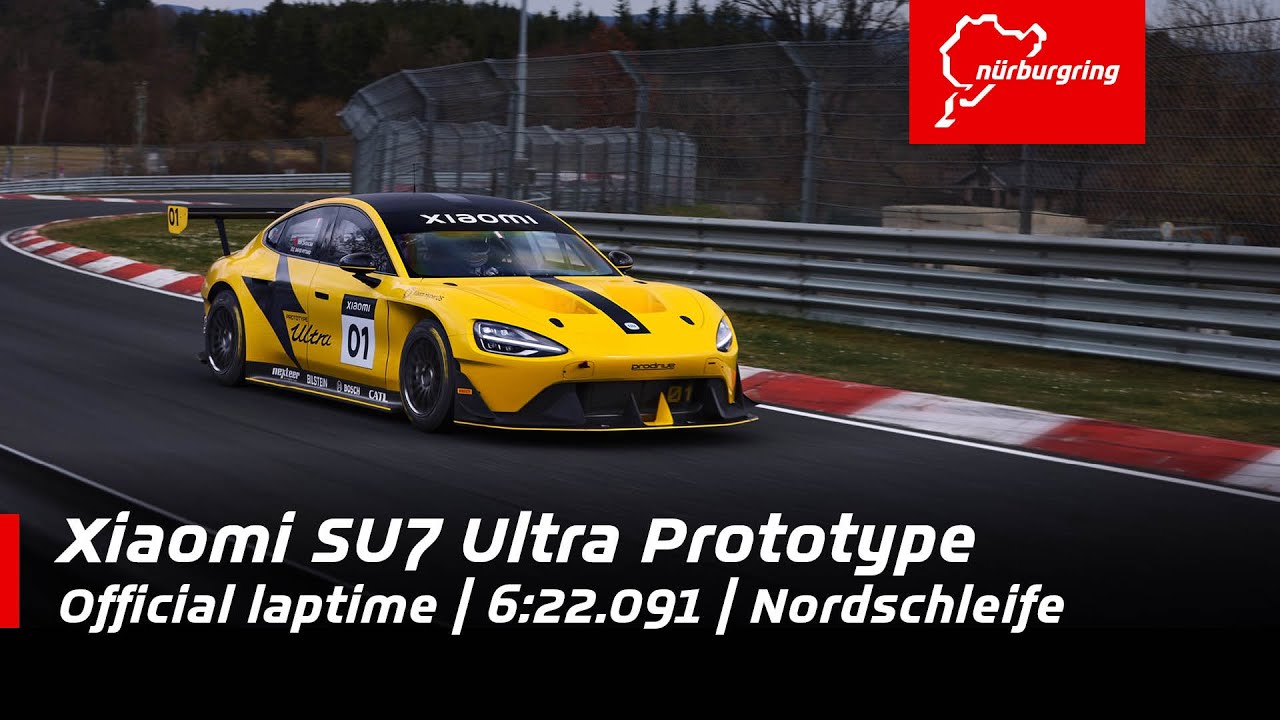 Xiaomi SU7 Ultra Prototype | 6:22.091 official laptime | Nordschleife