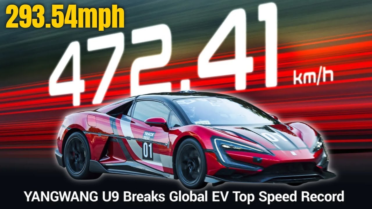 293.54 MPH Electric Hypercar: BYD Yangwang U9 Track Edition