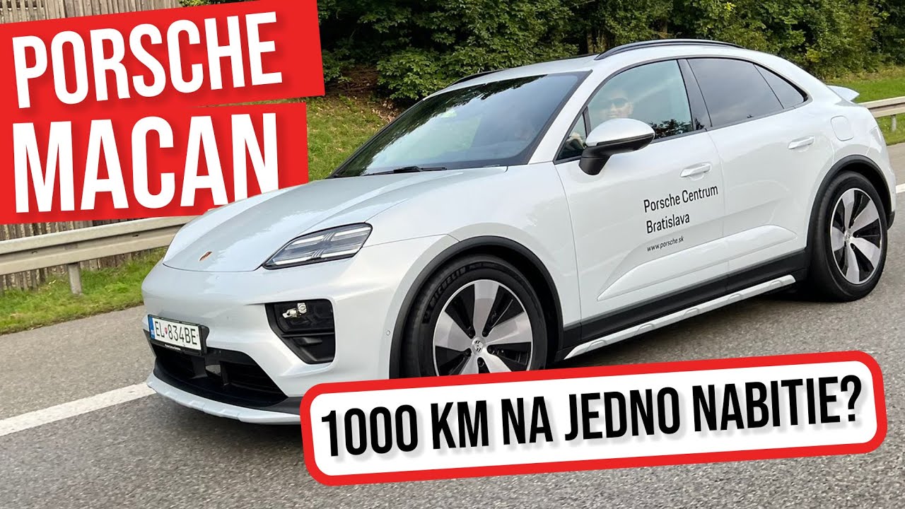 1000 km na elektrickom Porsche Macan - Búra všetky mýty o dojazde a cestovaní!