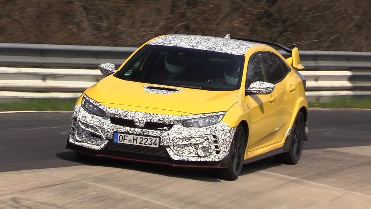2020 Honda Civic Type R - Exhaust SOUNDS On The Nurburgring!