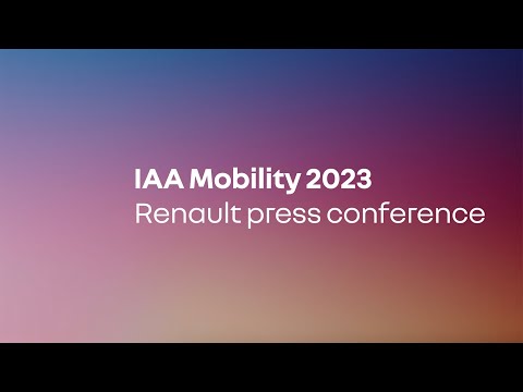 Renault @ IAA Munich 2023 - World Premiere All-new Scenic E-Tech electric - 4 Sep 2023 VO