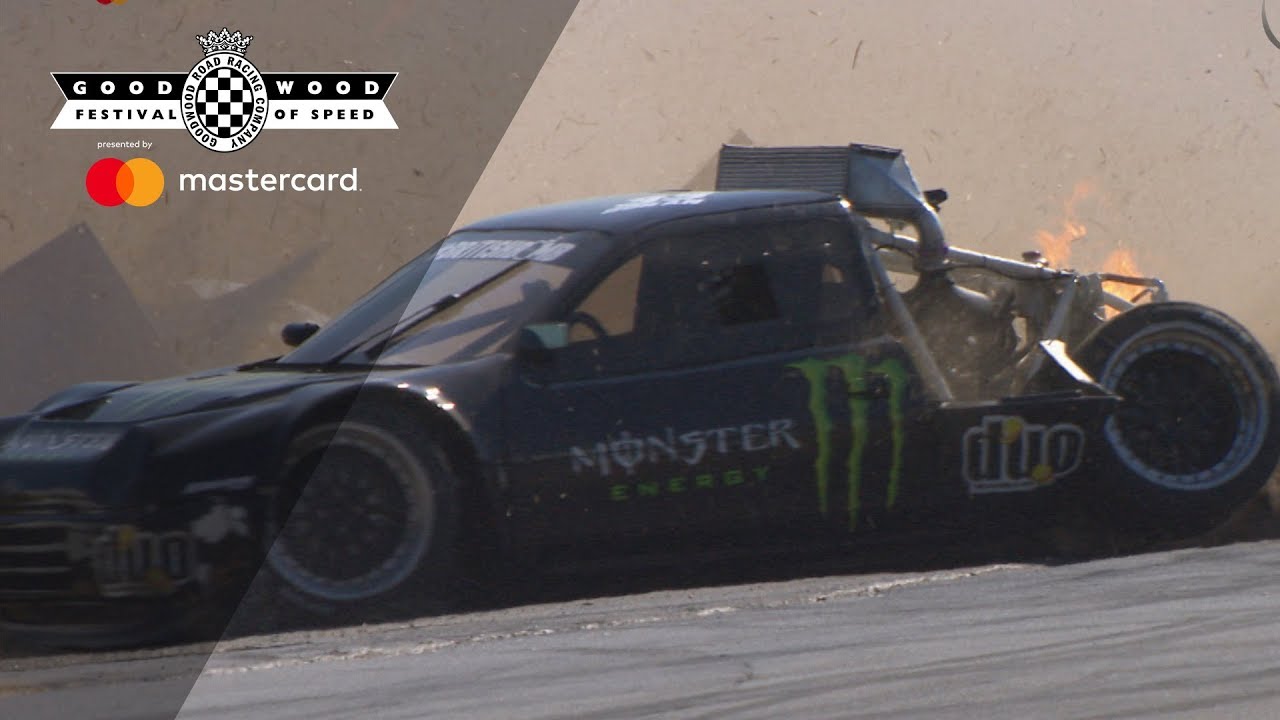 Ford RS200 Pikes Peak crashes at FOS