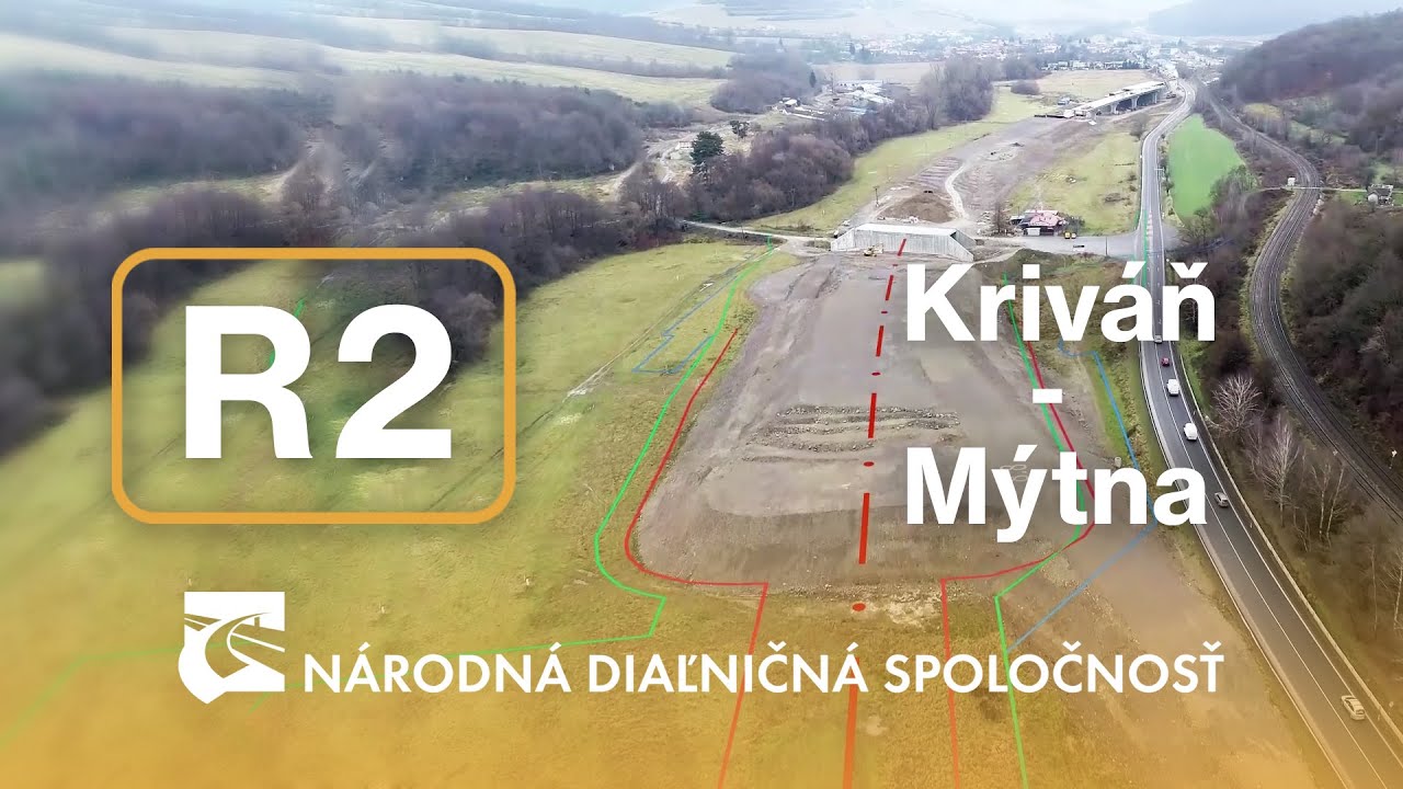 NDS | R2 Kriváň - Mýtna | plán a výstavba rýchlostnej cesty