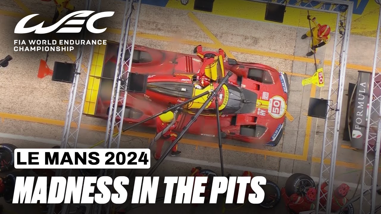 Madness In The Pits As Rain Hits Again 🌧️ I 2024 24 Hours of Le Mans I FIA WEC
