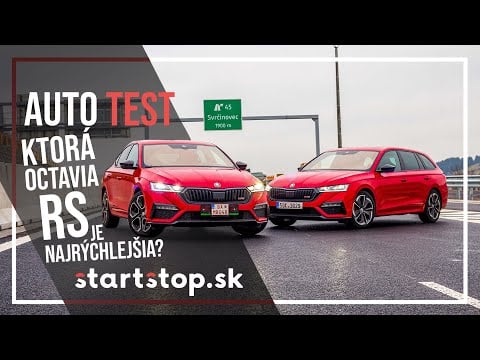 Škoda Octavia RS 2.0 TDI 4X4 VS Octavia RS 2.0 TSI - Ktorá je najrýchlejšia - Startstop.sk