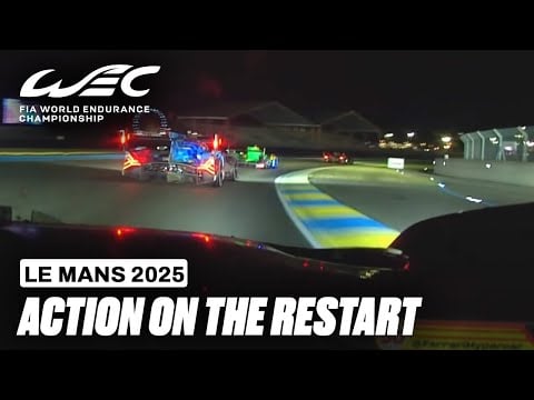 Chaos on the Restart | 24 Hours of Le Mans 2025 | FIA WEC