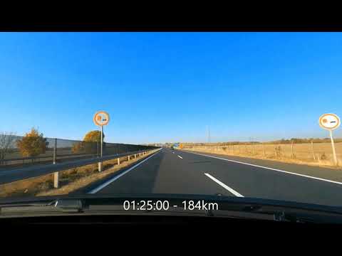 Diaľnica Košice - Bratislava Highway timelapse in 28 minutes