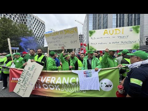 Police intervene during Audi Brussels negotiations between unions and management