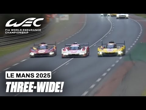 Hypercars Go Three-Wide! | 24 Hours of Le Mans 2025 | FIA WEC
