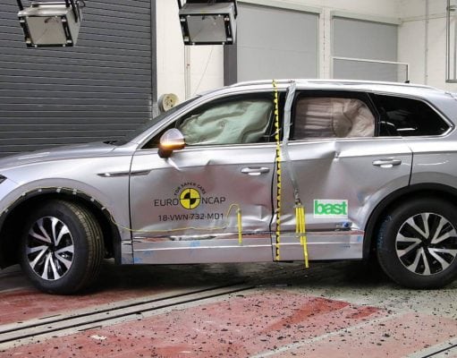 Euro NCAP: Rozbitý Touareg aj nová Audi A6