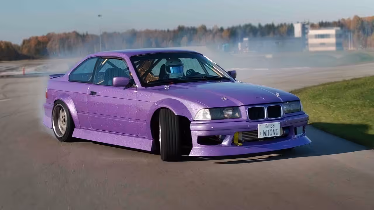 BMW 330d E36 je driftujúca dieselová beštia!