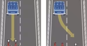 Autonómne autá: Mali by obetovať posádku alebo chodcov?