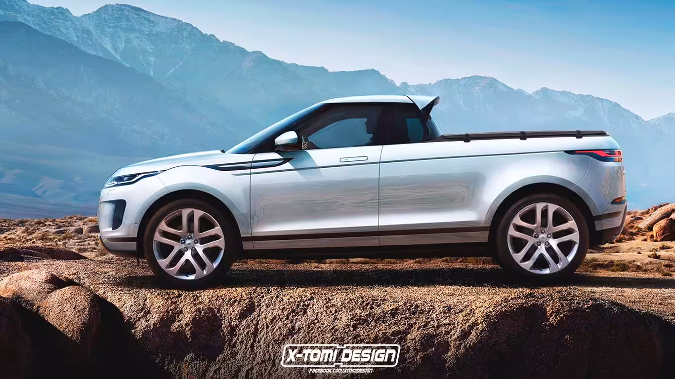 Range Rover Evoque pick-up? Fantázii sa medze nekladú!