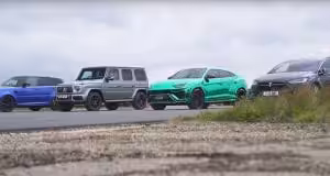 Štyri extrémne SUV sa proti sebe postavili na šprint. Viete si tipnúť víťaza?