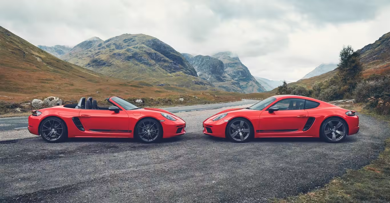Porsche odhalilo očesanú verziu 718 Cayman T a Boxster T pre puristov