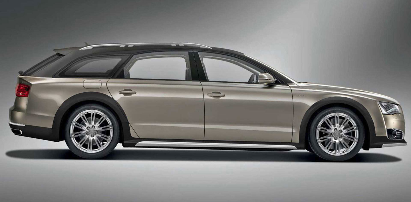 Taliani pripravujú monštrum. Chcú skrížiť luxusné Audi A8 s A6 Allroad s W12!