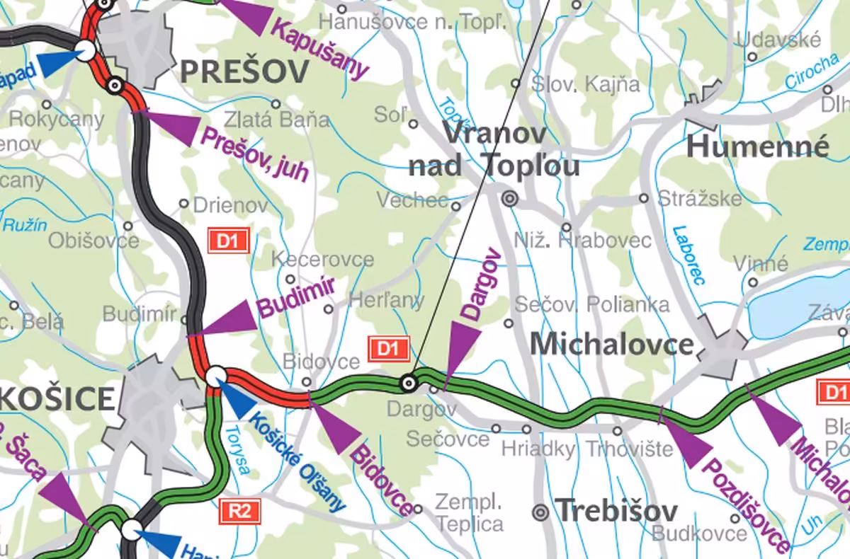 dialnica d1 kosice budimir