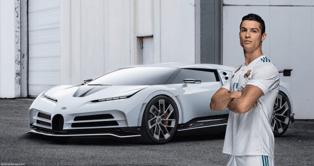 Auto Bugatti Centodieci Cristiano Ronaldo