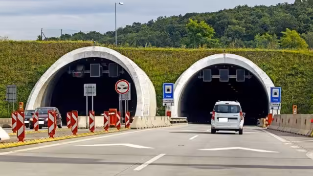 Ilustračná fotografia, tunel na diaľnici