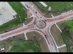 V Kentucky postavili kruhový objazd