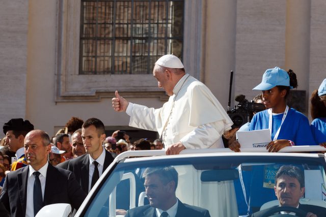 Pope Francis Bergoglio the new Pope Mobile.