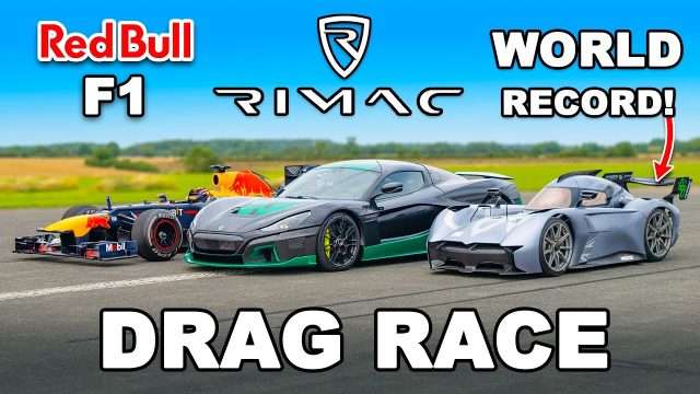 Rimac Nevera vs McMurtry Speirling vs Red Bull F1