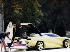 Paríž 1994: skúter transformer či športiak s vodným skútrom v kufri