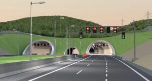 Vizualizácia východného portálu tunela Karpaty (zdroj: Ministerstvo dopravy SR)