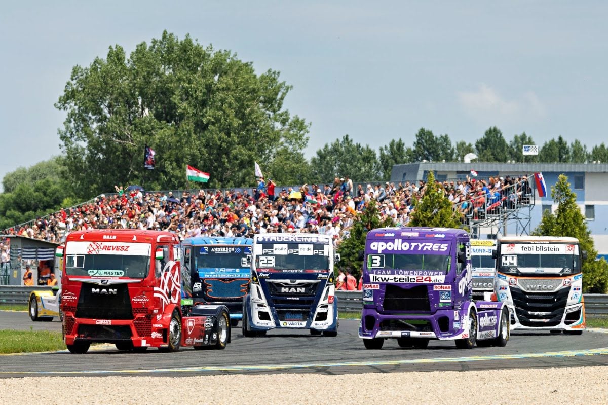 pretekárske ťahače na okruhu SLOVAKIA RING