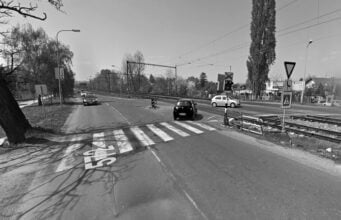 Najhoršia križovatka v Bratislave (foto: Google Maps)