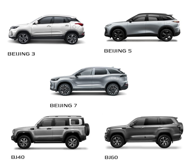 Modelové portfólio BAIC Auto Polska