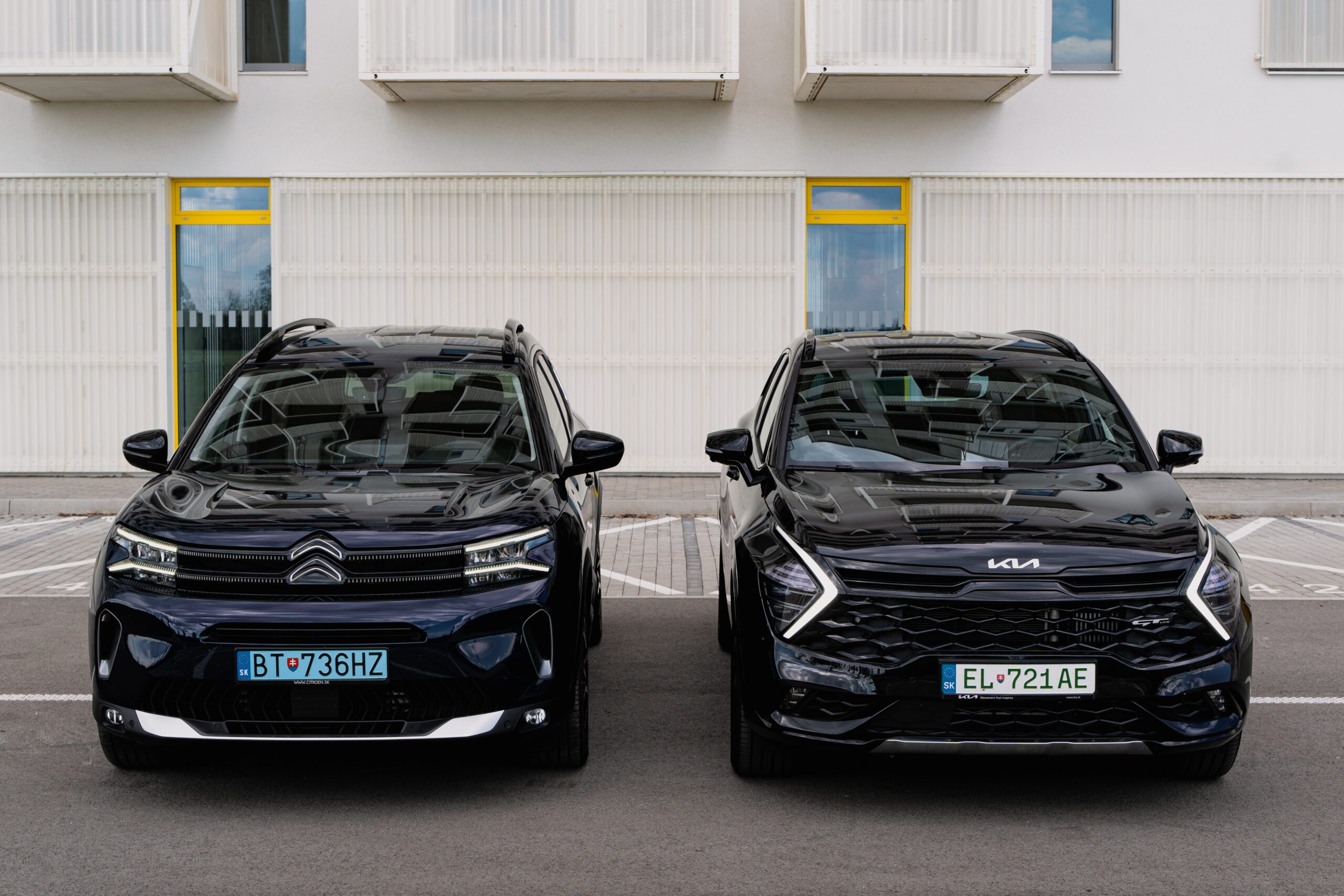 Kia Sportage a Citroen C5 Aircross