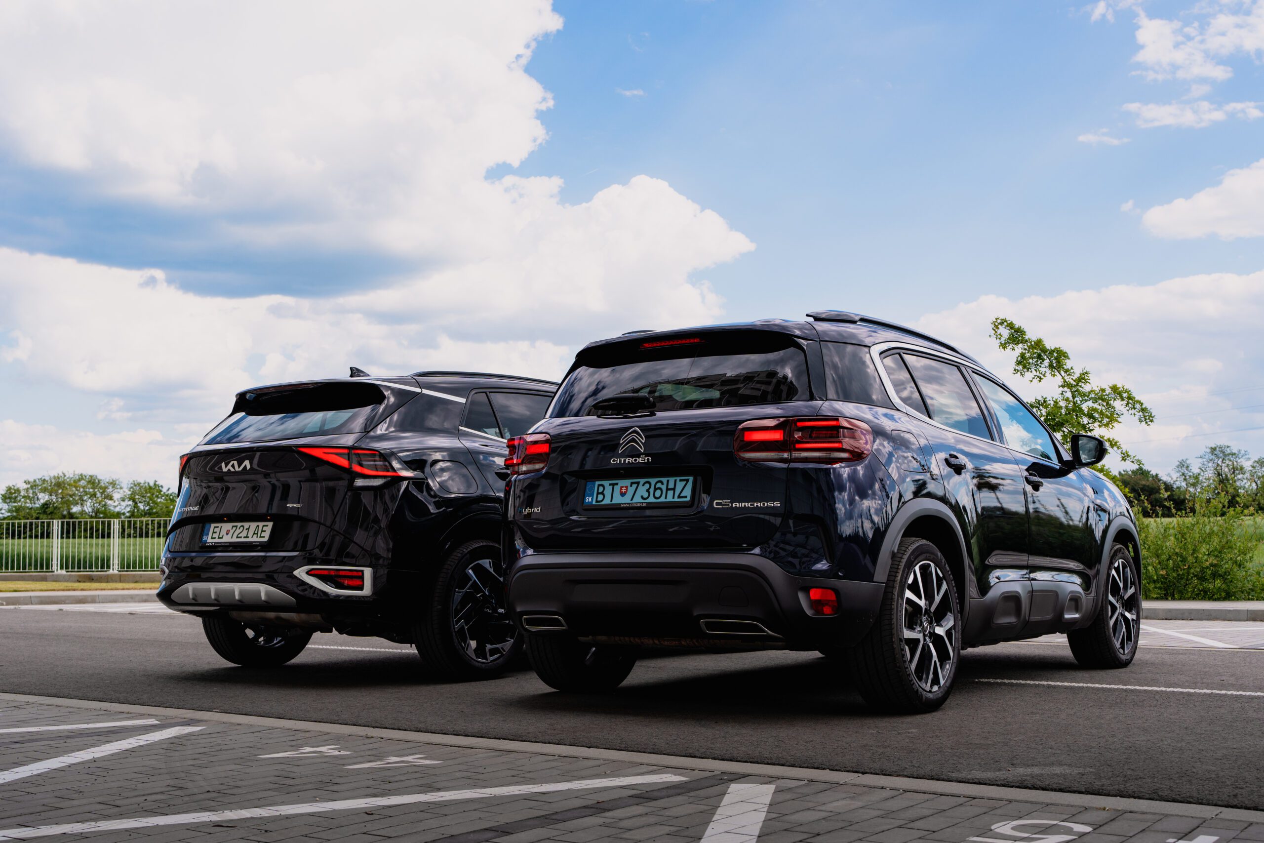 Kia Sportage a Citroen C5 Aircross