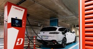 nabíjanie elektromobilu v OC Nivy