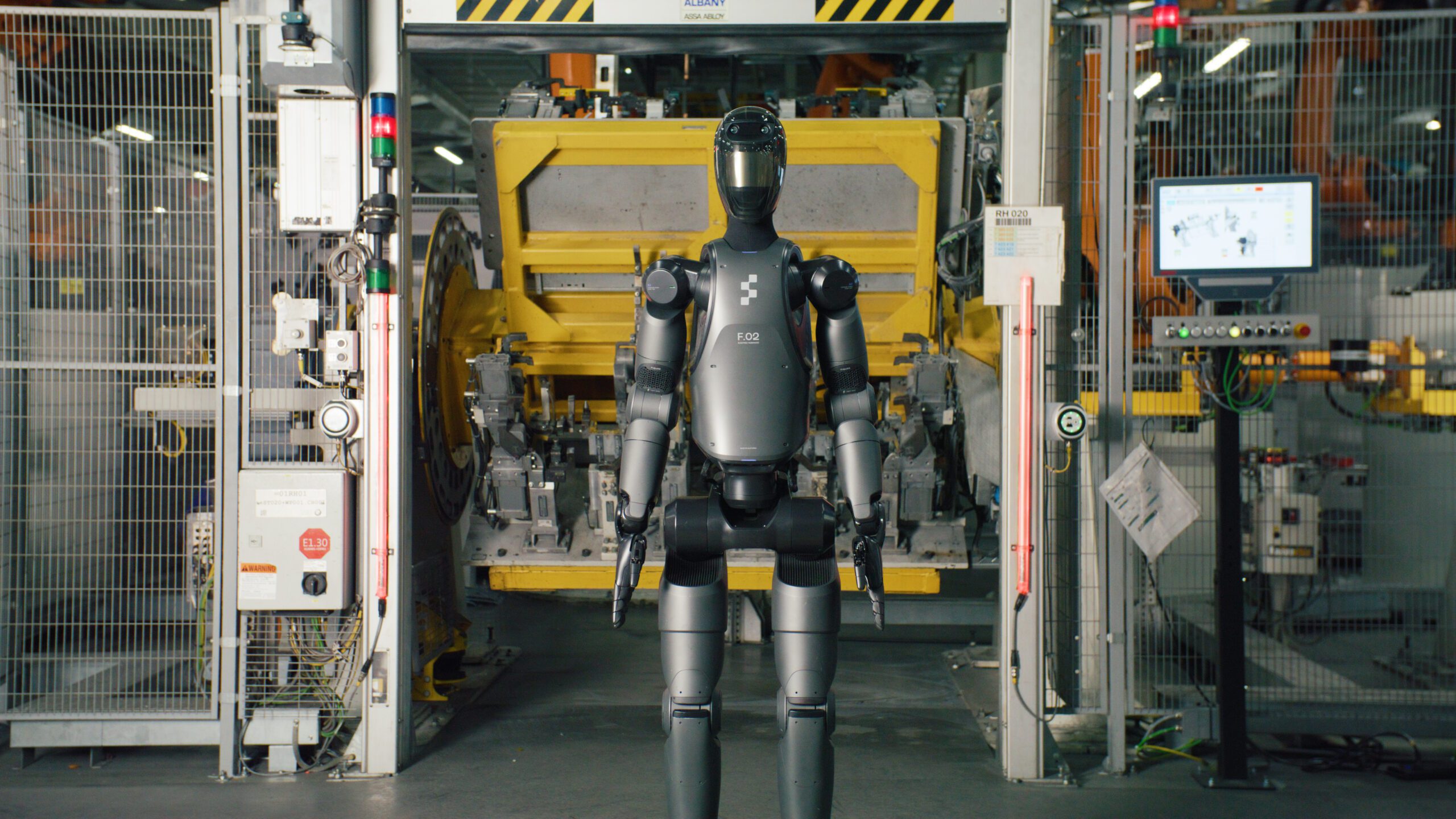 Humanoidný robot Figure 02 vo výrobnom závode BMW