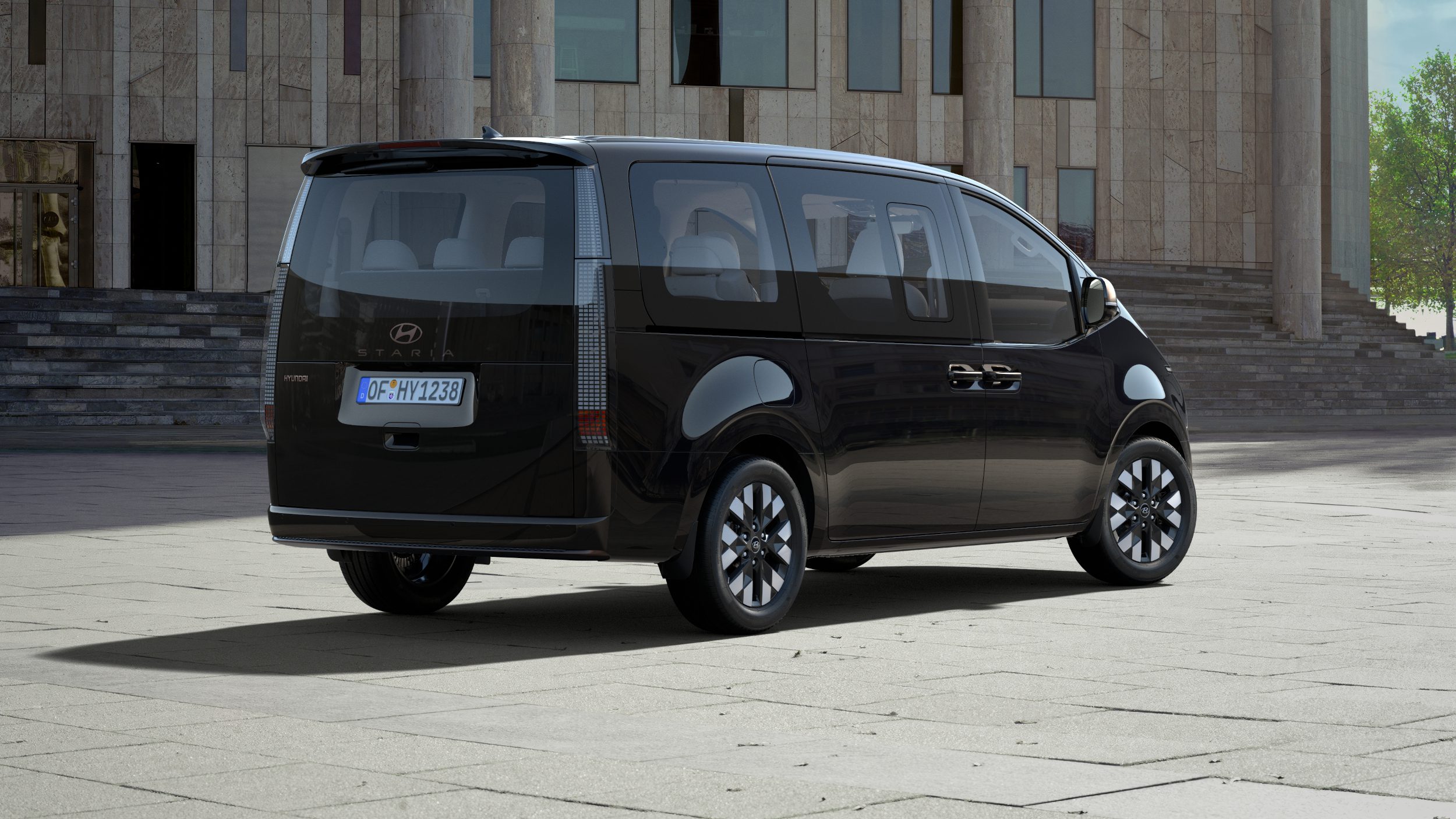 Hyundai Staria pohľad zozadu