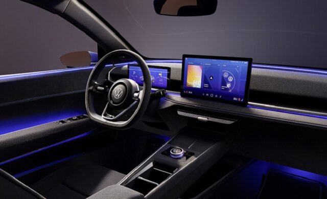 Interiér pripravovaného modelu Volkswagen ID. 2all (foto: VW)