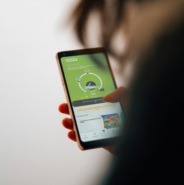 Aplikácia Slovnaft Move na mobile (foto: redakcia)