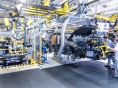 Výroba automobilov v závode VW Slovakia na Slovensku (ilustračné reprofoto: sk.volkswagen.sk)
