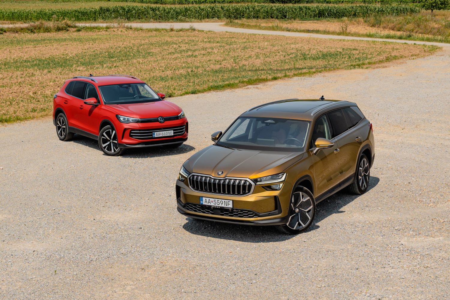 Škoda Kodiaq a Volkswagen Tiguan