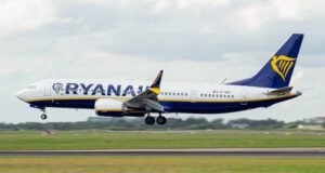 dopravné lietadlo spoločnosti Ryanair