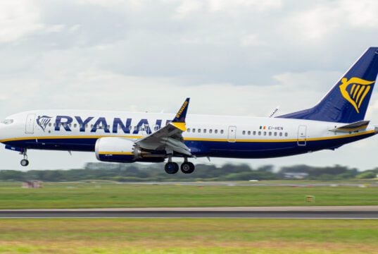 dopravné lietadlo spoločnosti Ryanair