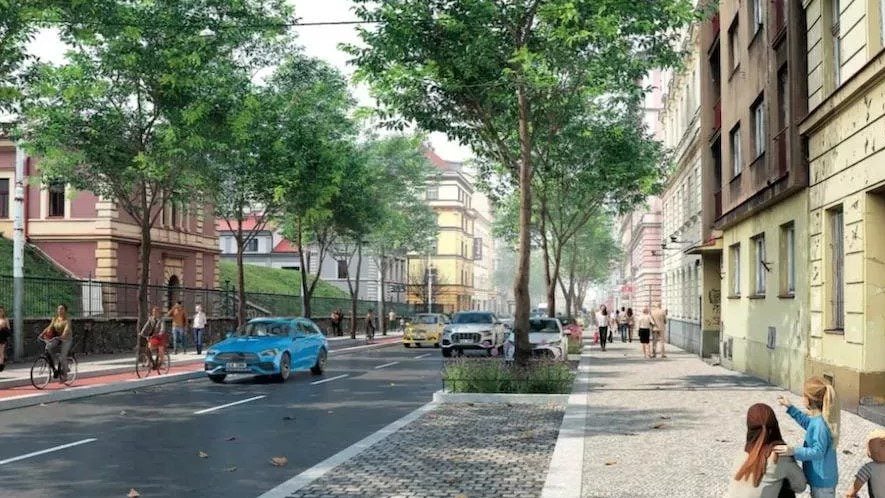 projekt nová cyklotrasa v Prahe