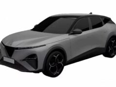 Alfa Romeo Stelvio na fotografiách patentového úradu