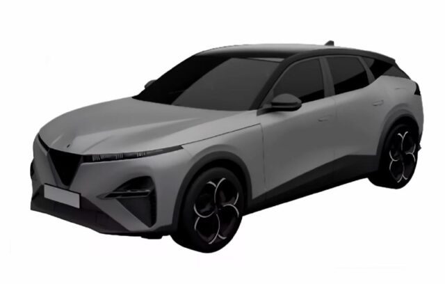 Alfa Romeo Stelvio na fotografiách patentového úradu
