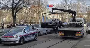Bugatti Chiron na odťahovke