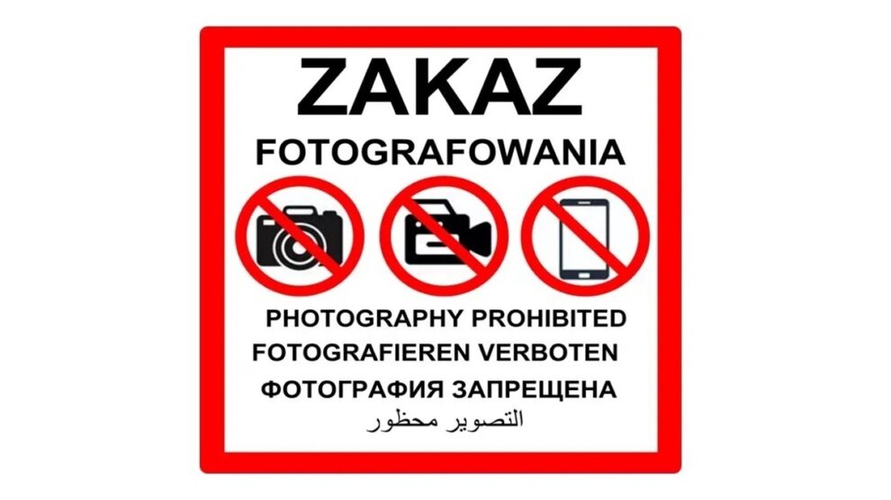 zákaz fotenia