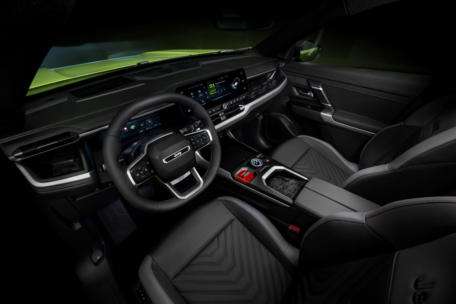 interiér modelu Jeep Compass